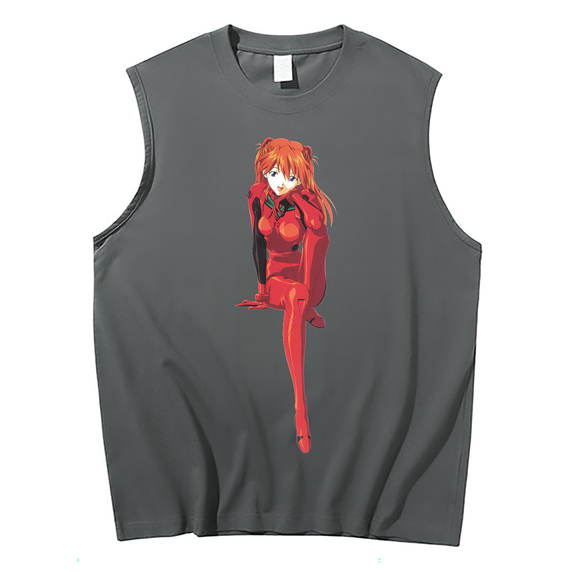 （画像用） EVA 新世紀エヴァンゲリオン コットン100％タンクトップ（フロントプリント）